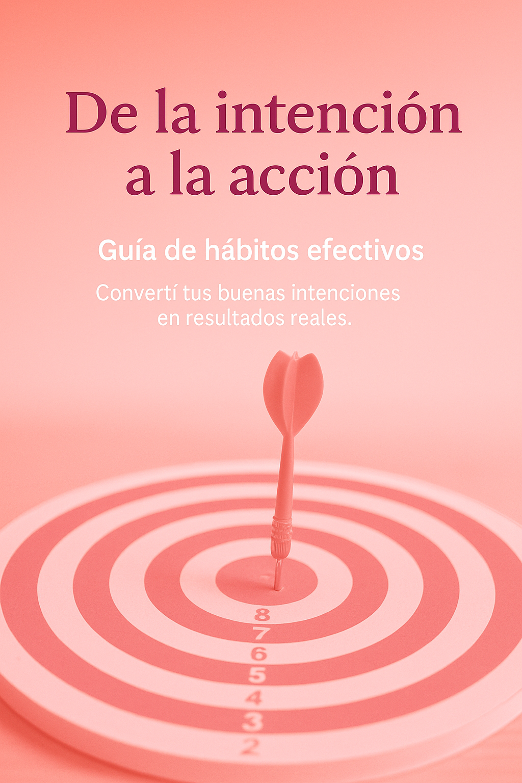 De la intención a la acción: Guía de hábitos efectivos
